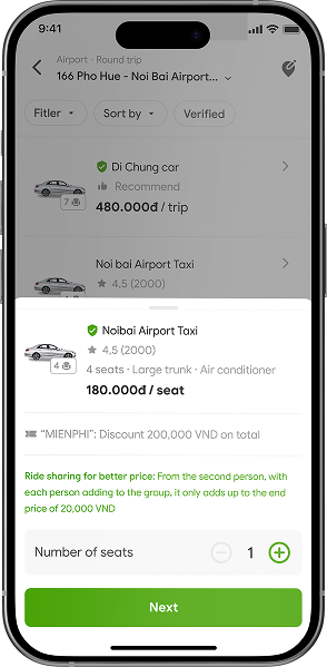 Pivot Ride App Features